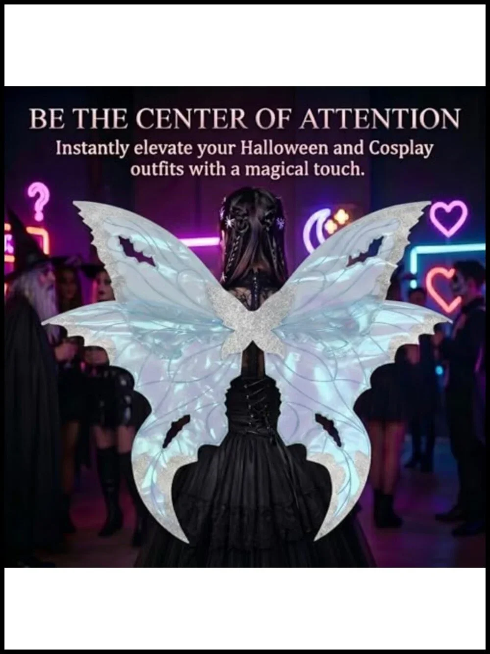 Adult Fairy Wings Costume Accessory - Butterfly Wings for Women, Easter,